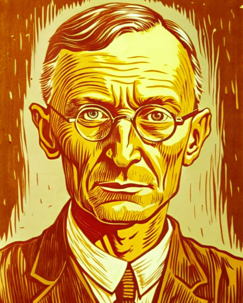 Portrait Hermann Hesse