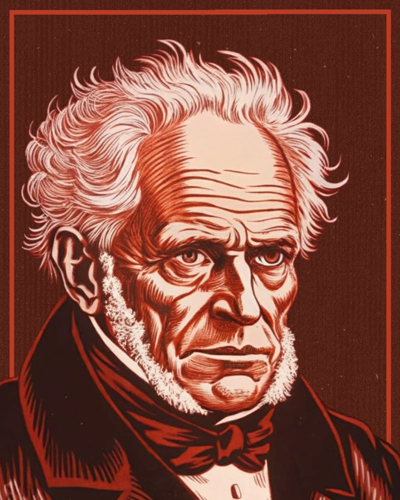 Porträt von Arthur Schopenhauer